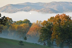 October in Asheville